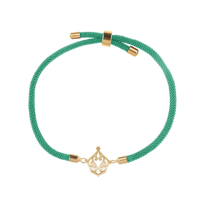 دستبند طلا 18 عیار زنانه مدوپد مدل اسلیمی کد D35-10631