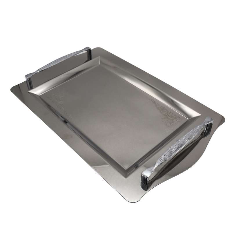 سینی طاووس مدل دسته دار کد YP-7
