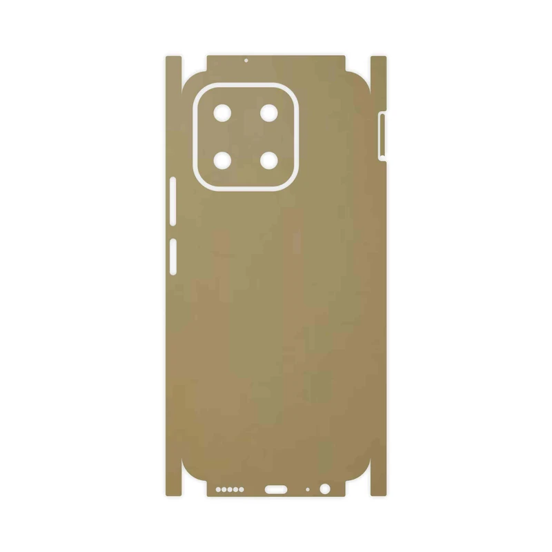 برچسب پوششی ماهوت مدل Matte-Gold-FullSkin مناسب برای گوشی موبایل آنر X6b