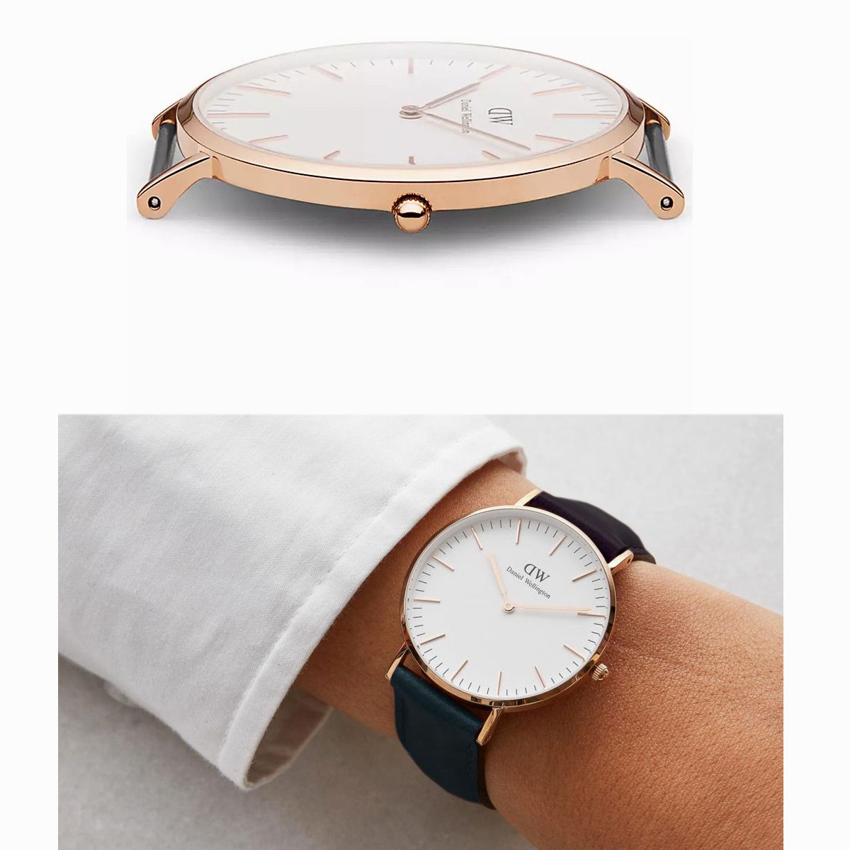 ساعت مچی عقربه ای مدل کلاسیک کد dw100 -  - 2