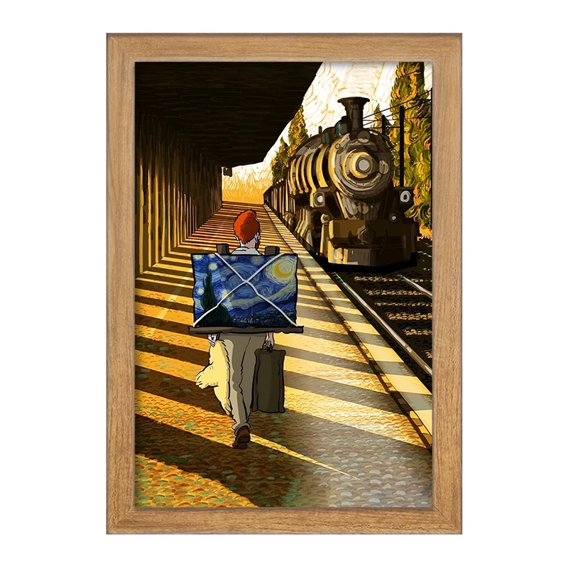 تابلو خندالو مدل ونسان ونگوگ کد F5071