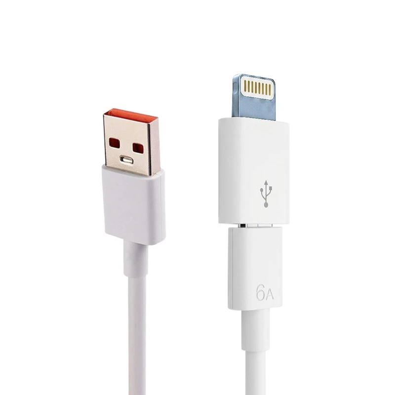 کابل تبدیل USB به micro USB / لایتنینگ OTG مدل MTL055 طول 1متر
