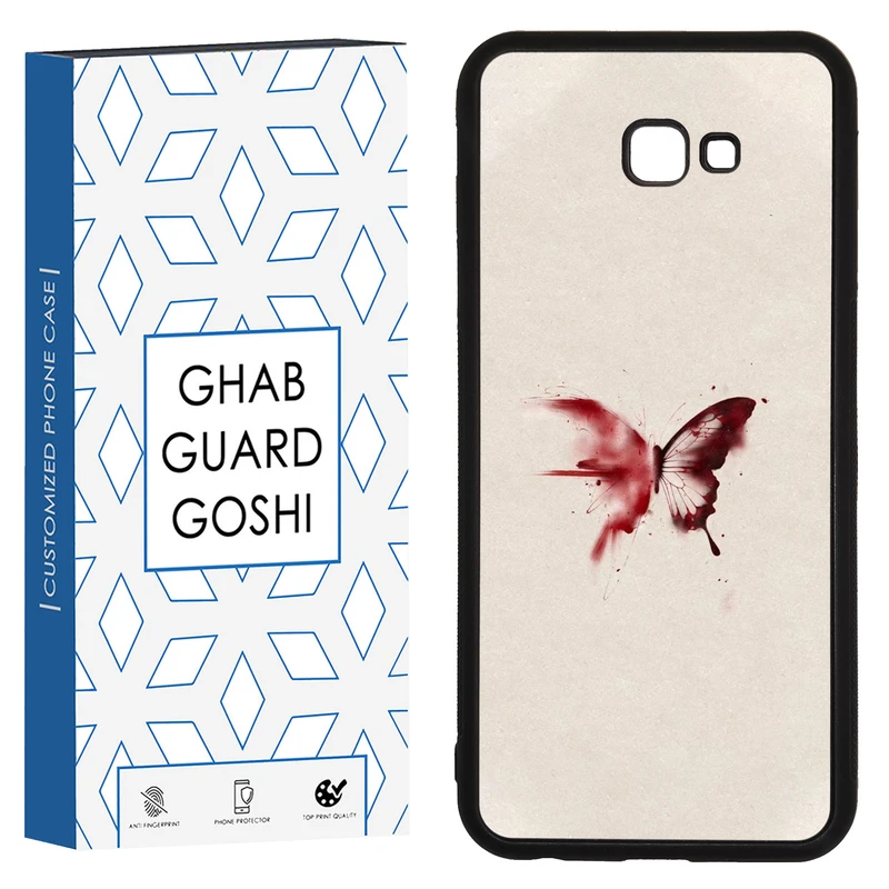 کاور قاب گارد گوشی طرح پروانه کد TPU-297 مناسب برای گوشی موبایل سامسونگ Galaxy J4 plus / J4 core