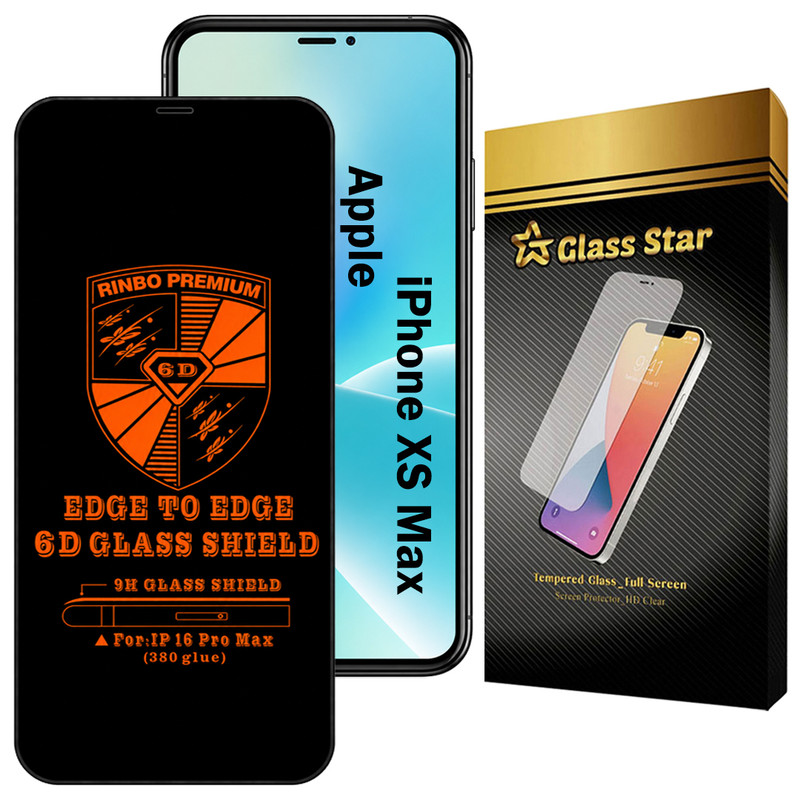 محافظ صفحه نمایش گلس استار مدل RINB200G مناسب برای گوشی موبایل اپل iPhone XS Max