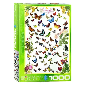 پازل 1000 تکه یوروگرافیکس پازلز مدل Butterflies كد 60000077