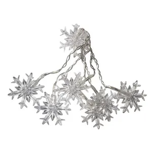 ریسه ال ای دی مدل گیره ای طرح دونه برف طول 4 متر