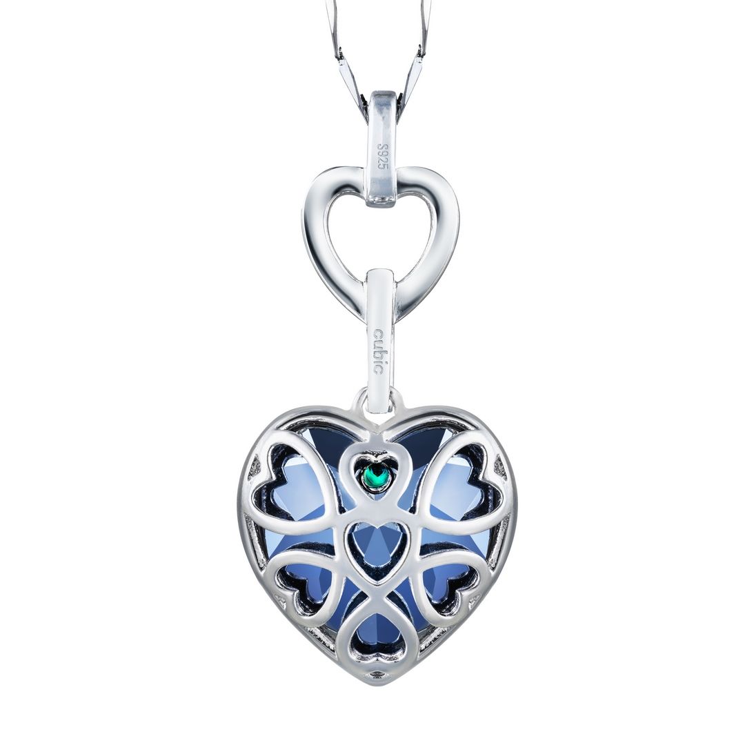 گردنبند نقره زنانه کوبیک کد QP-1410 - - 5