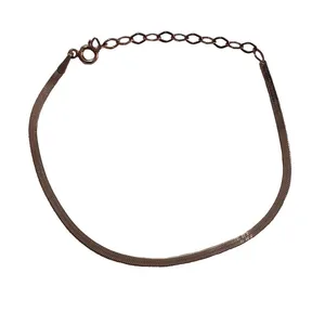 دستبند نقره زنانه مدل صاف