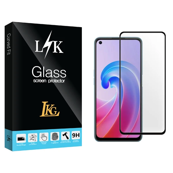 محافظ صفحه نمایش شیشه ای ال کا جی مدل LK مناسب برای گوشی موبایل اوپو A96