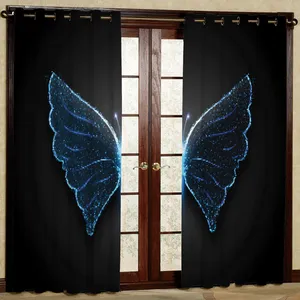 پرده مدل پروانه هازان پانچی کد 2286 سایز 140x200 سانتی متر