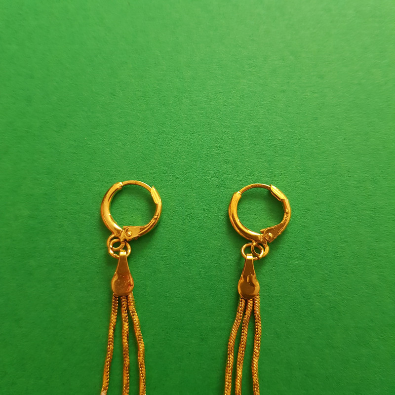 گوشواره دخترانه مدل مینا کاری رنگی رنگی