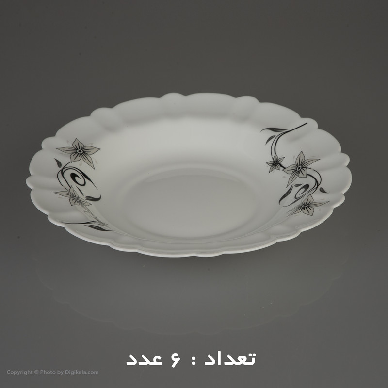 سرویس 25 پارچه اپال طرح دایره مدل سزار