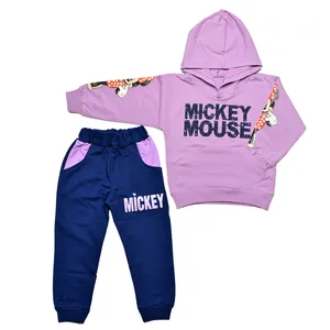 ست هودی و شلوار دخترانه مدل Mickey Mouse 4P