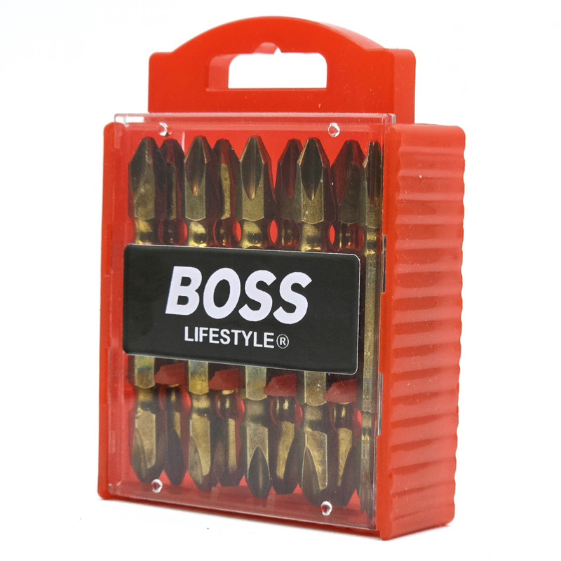 سری پیچ گوشتی دو سر چهار سو باس کد LIFE-STYLE مجموعه 10 عددی