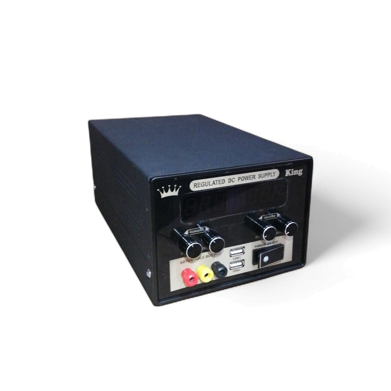 منبع تغذیه الکتریکی 30 ولت 10 آمپر مدل ATM-3010