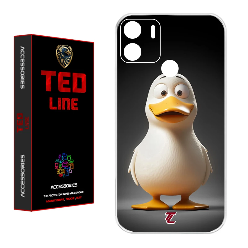 کاور تد لاین طرح اردک کد 1124 مناسب برای گوشی موبایل شیائومی Redmi A1 Plus / A2 Plus / Poco C51 / Poco C50