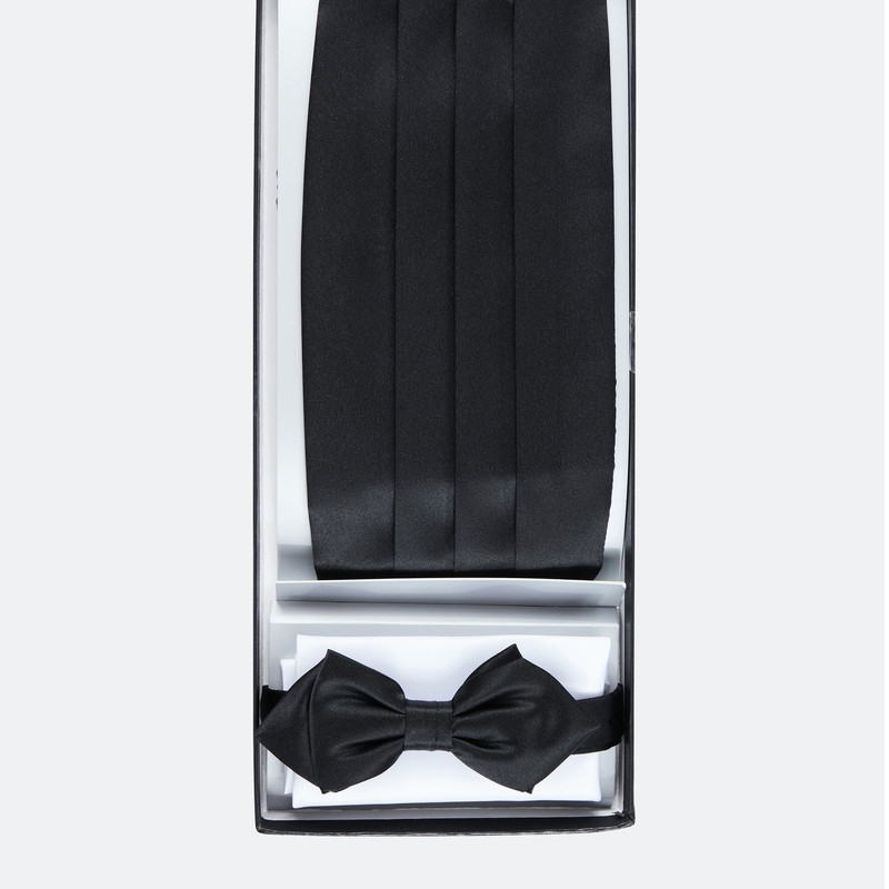 ست پاپیون و کمربند مردانه مدل 00330