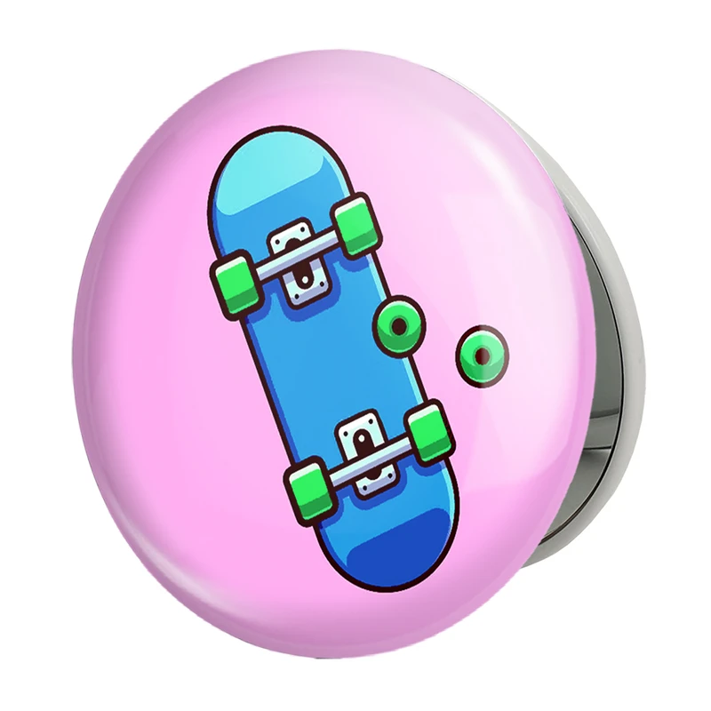 آینه جیبی خندالو طرح اسکیت برد مدل تاشو کد 10027 