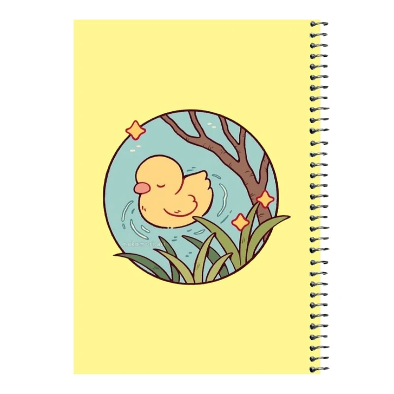 دفتر مشق 80 برگ اس جی مدل جوجه اردک  