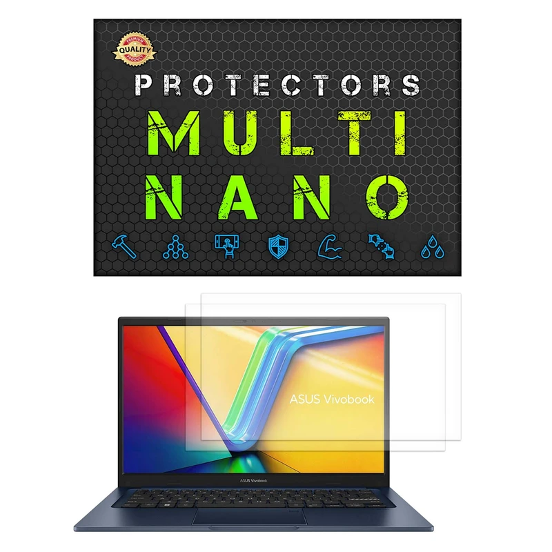محافظ صفحه نمایش آنتی رفلکس مولتی نانو مدل X-S2M مناسب برای لپ تاپ ایسوس VivoBook 14 X1404ZA 14 Inch 2024 بسته دو عددی