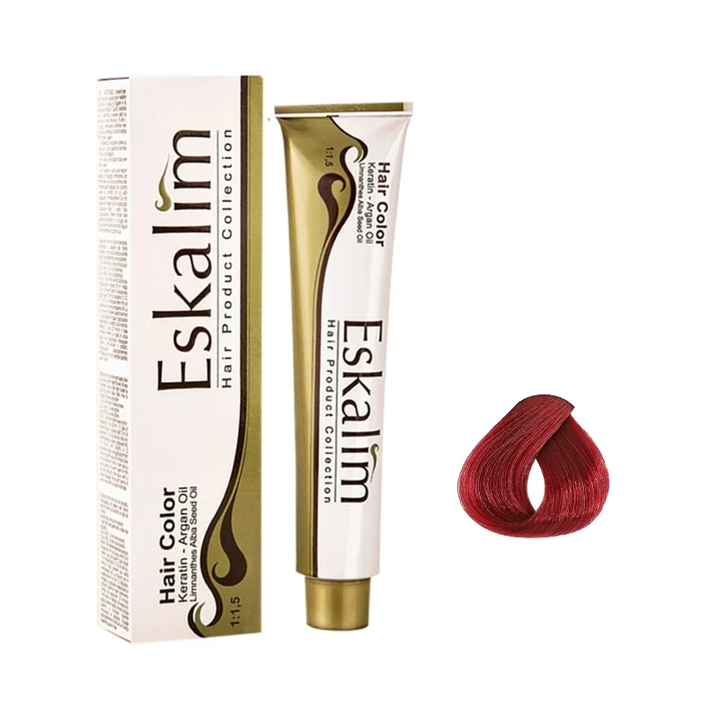 رنگ مو اسکالیم شماره 66 حجم 100 میلی‌لیتر رنگ قرمز آتشین