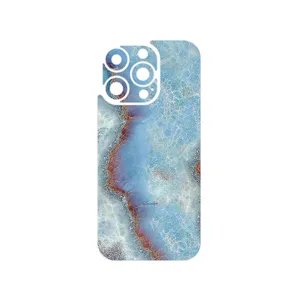 MAHOOT Blue_Ocean_Marble Cover Sticker for Apple iPhone 16 Pro