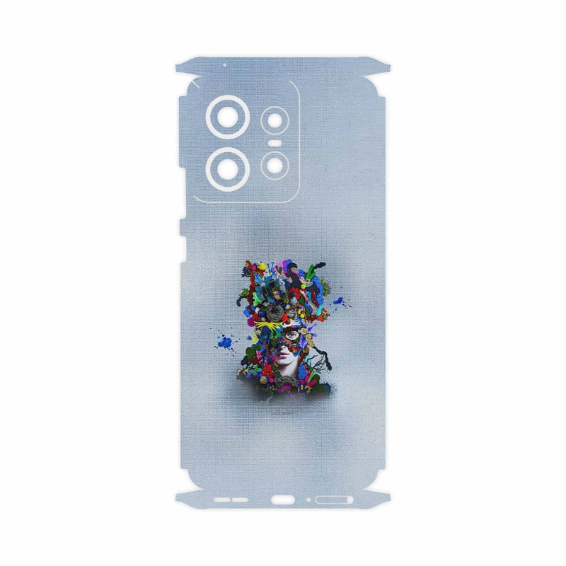 برچسب پوششی ماهوت مدل Collage of surreal Portrait of Women 4-FullSkin مناسب برای گوشی موبایل موتورولا Edge 50 Pro