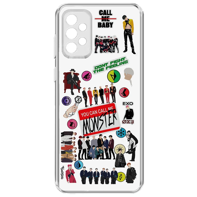 کاور طرح EXO مناسب برای گوشی موبایل سامسونگ Galaxy A73 5G