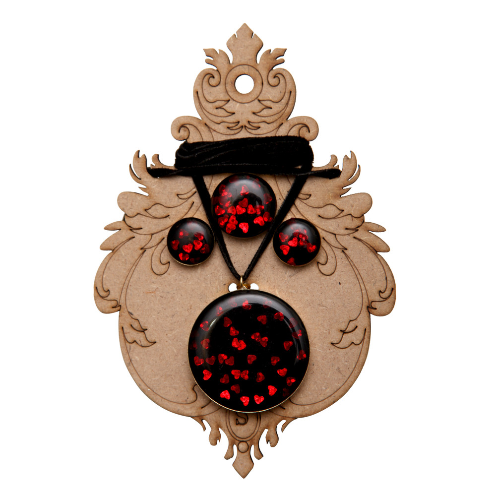 نیم ست دخترانه مدل قلب کد S114 نیم ست دخترانه مدل قلب کد S114