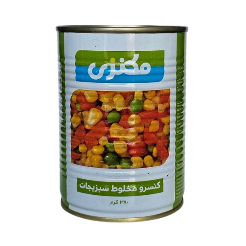 کنسرو مخلوط سبزیجات مکنزی - 380 گرم