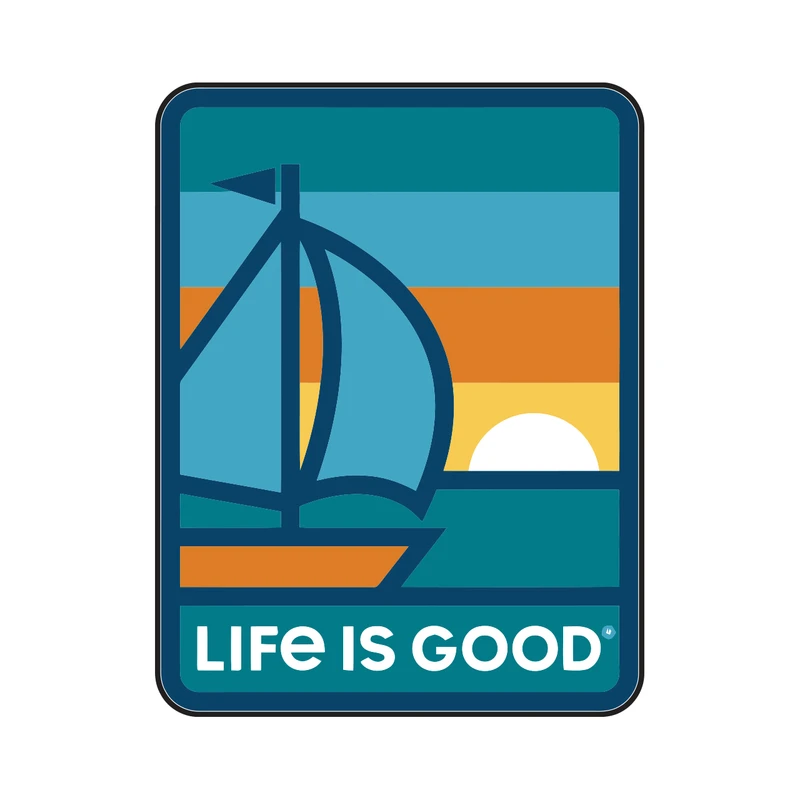 استیکر خودرو پویا مارکت طرح زندگی زیبا کد 2621