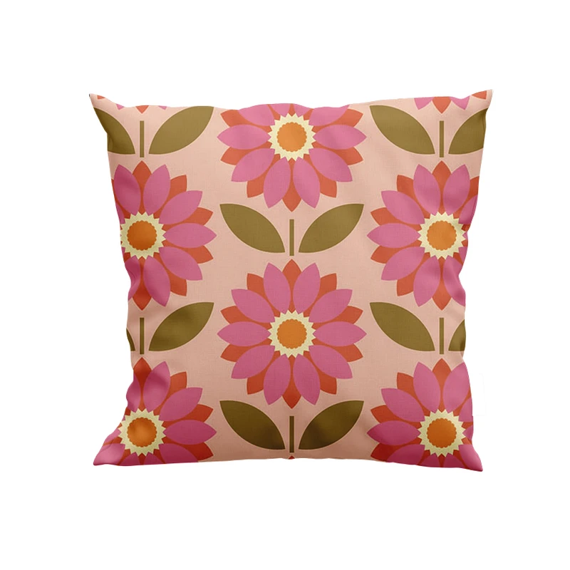 کوسن مدل گل های فانتزی کد DKK616