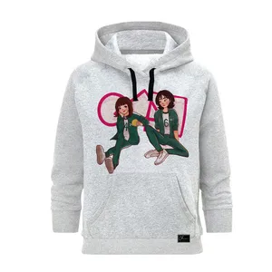 هودی زنانه مدل بازی مرکب کد J145 رنگ طوسی