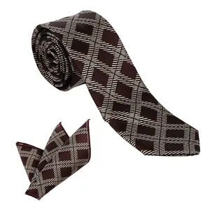 ست کراوات و دستمال جیب مردانه مدل نیوفشن کد 111