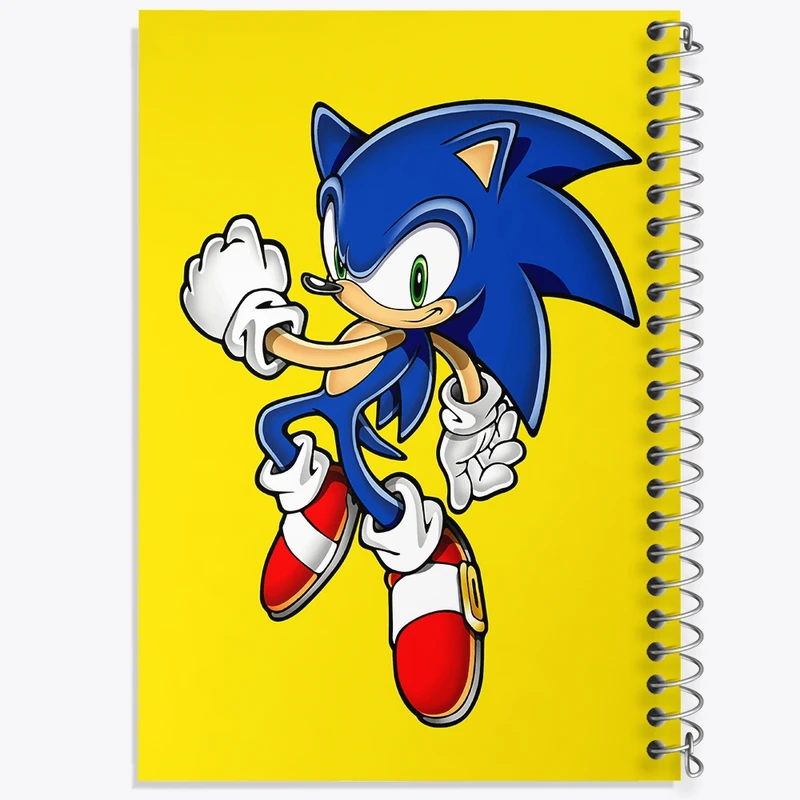 دفتر نت موسیقی 50 برگ خندالو مدل سونیک (Sonic) کد F1848