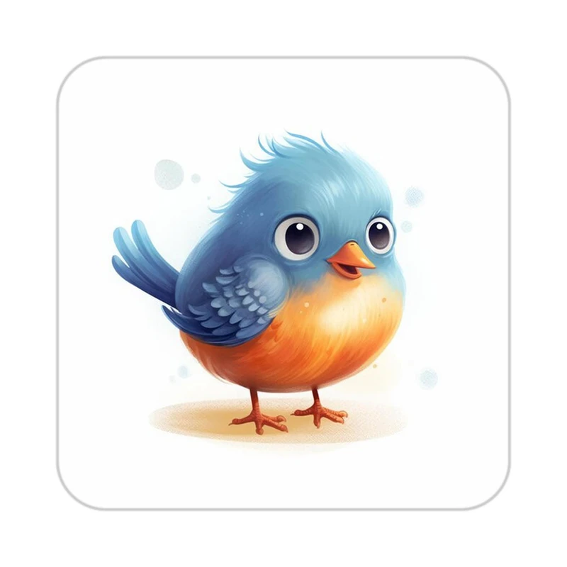 زیر لیوانی کاکتی طرح حیوانات کارتونی مدل mp27542