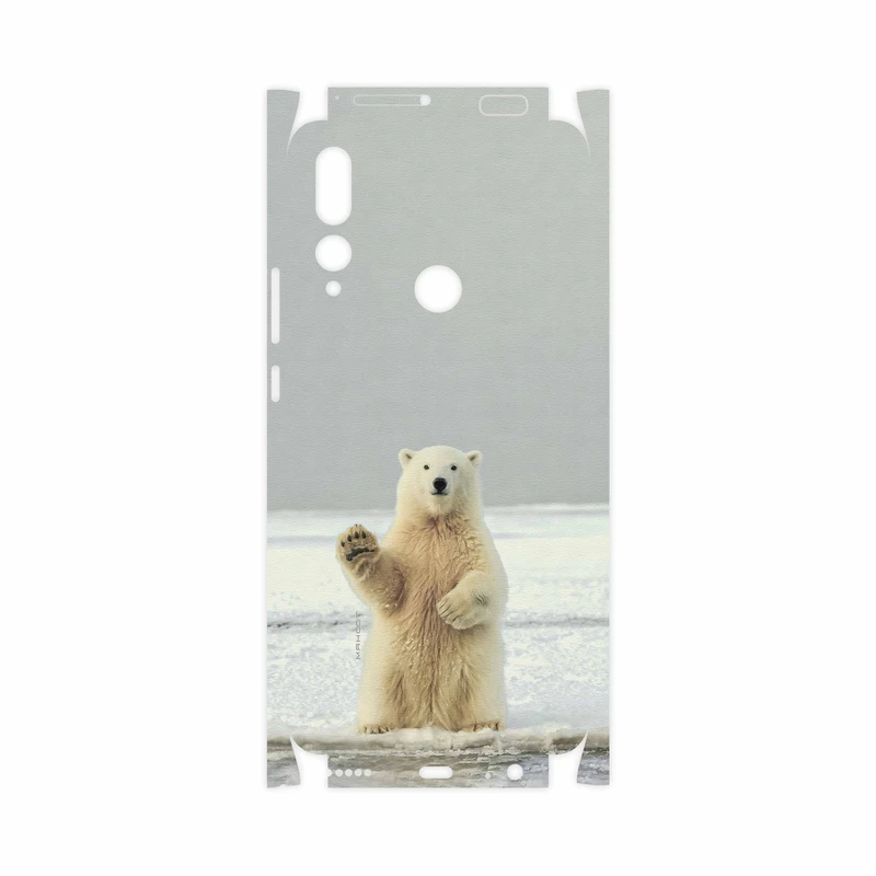 برچسب پوششی ماهوت مدل Polar bear-FullSkin مناسب برای گوشی موبایل هوآوی Y9 Prime 2019