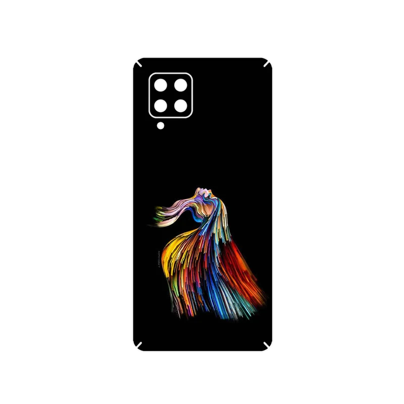 برچسب پوششی ماهوت مدل Rainbow Hair Digital Art مناسب برای گوشی موبایل سامسونگ Galaxy A42