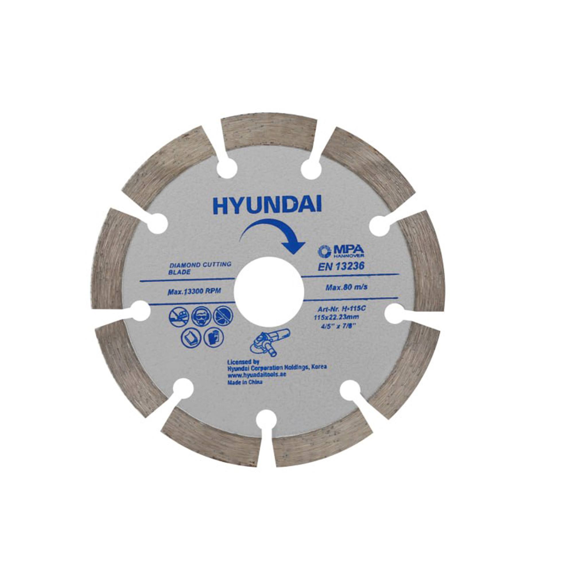 صفحه گرانیت بر هیوندای مدل H-115C