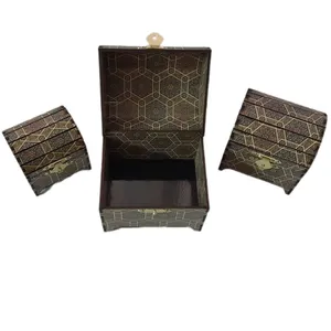 جعبه هدیه دست‌ساز مدل سنتی بسته 3 عددی
