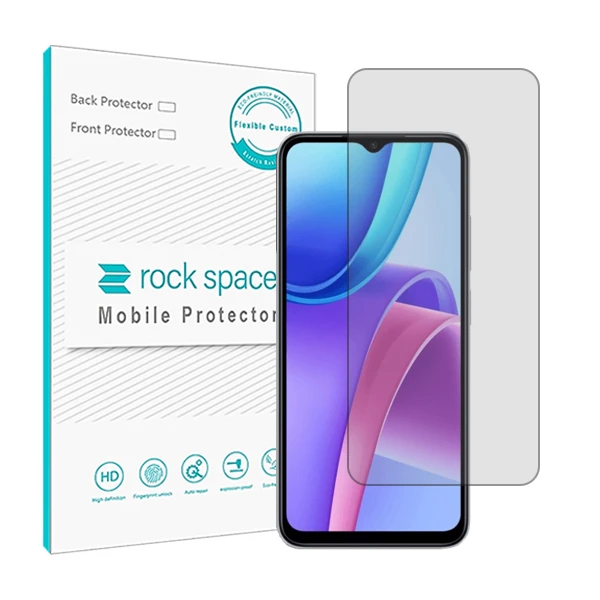 محافظ صفحه نمایش شفاف گوشی راک اسپیس مدل HyGEL مناسب برای گوشی موبایل شیائومی Redmi Note 11R