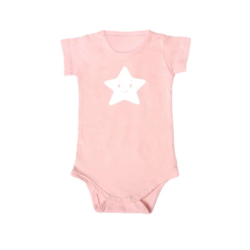بادی آستین کوتاه نوزادی مدل ستاره کد star-p-1