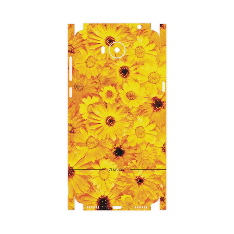برچسب پوششی ماهوت مدل Yellow-Flower-FullSkin  مناسب برای گوشی موبایل هوآوی Y5 2017