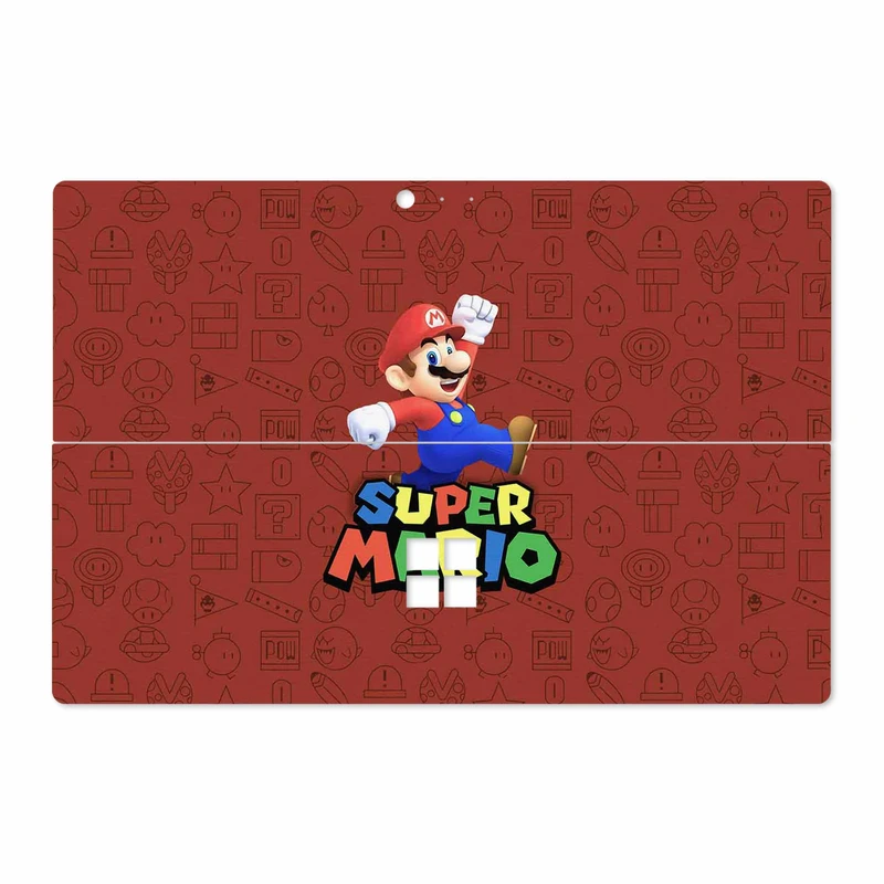 برچسب پوششی ماهوت مدل Super-Mario-Game مناسب برای تبلت مایکروسافت Surface Pro 4 2015
