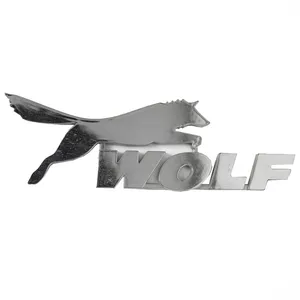 آرم خودرو مدل پلاستیکی طرح گرگ کد wolf01