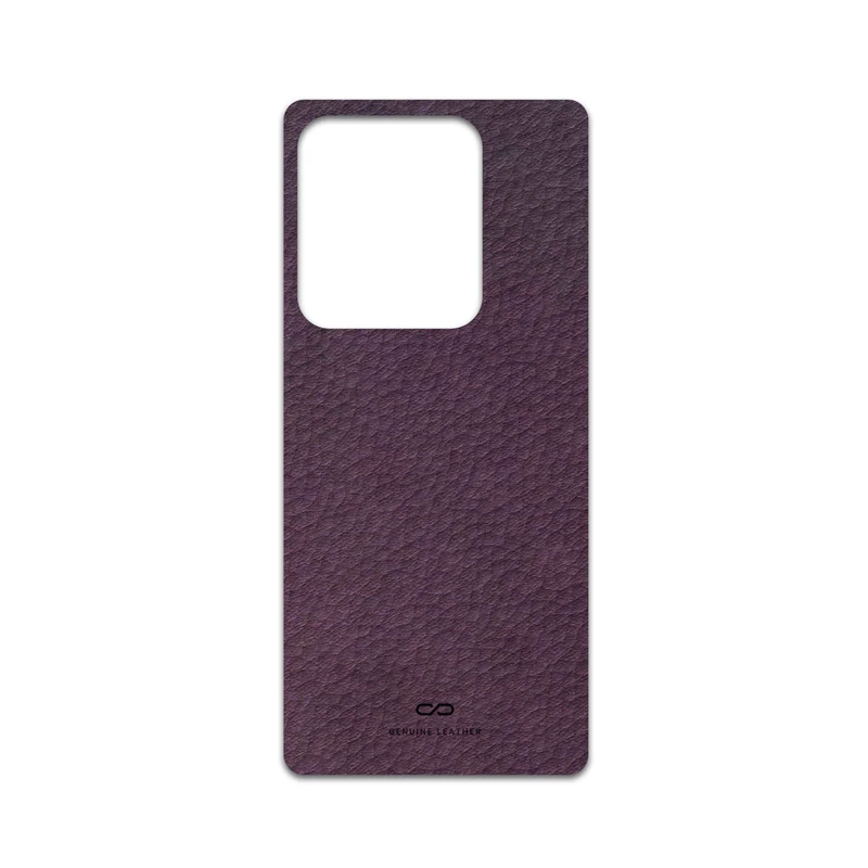 برچسب پوششی ماهوت مدل Purple-Leather مناسب برای گوشی موبایل شیائومی Redmi Note 14S