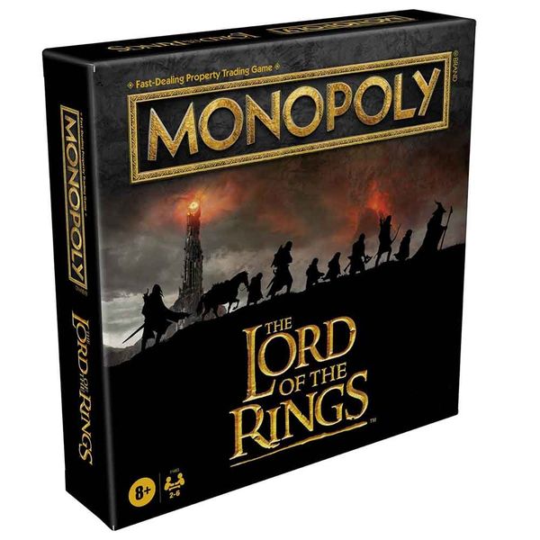 بازی فکری مدل مونوپولی Monopoly طرح ارباب حلقه ها