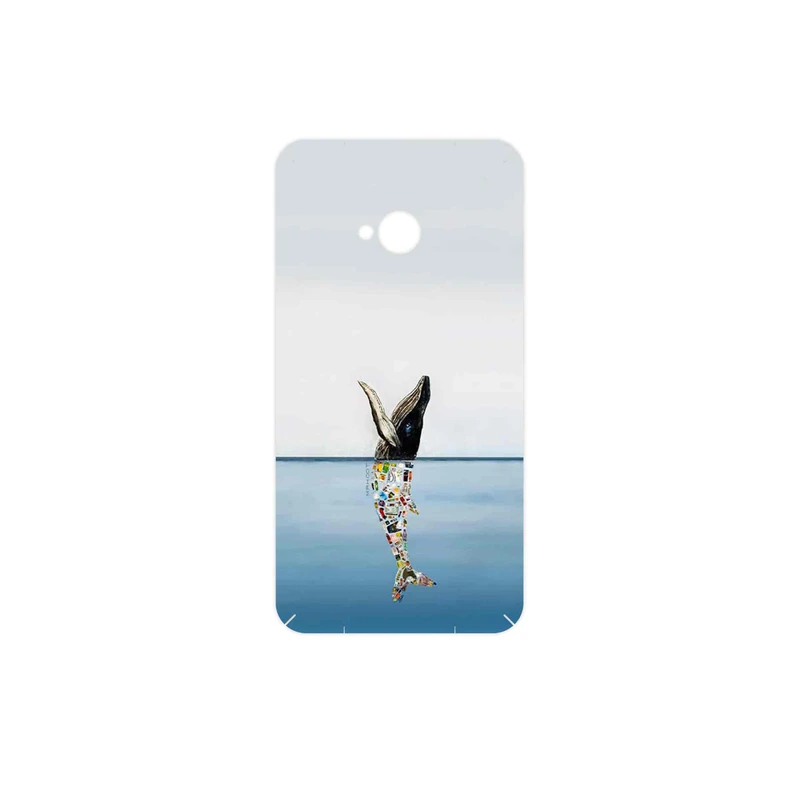 برچسب پوششی ماهوت مدل Collage of Sea Trash مناسب برای گوشی موبایل اچ تی سی One M7