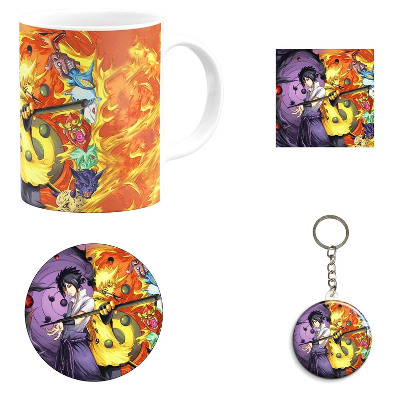 ست هدیه ماگ مدل ناروتو طرح NARUTO کد A1