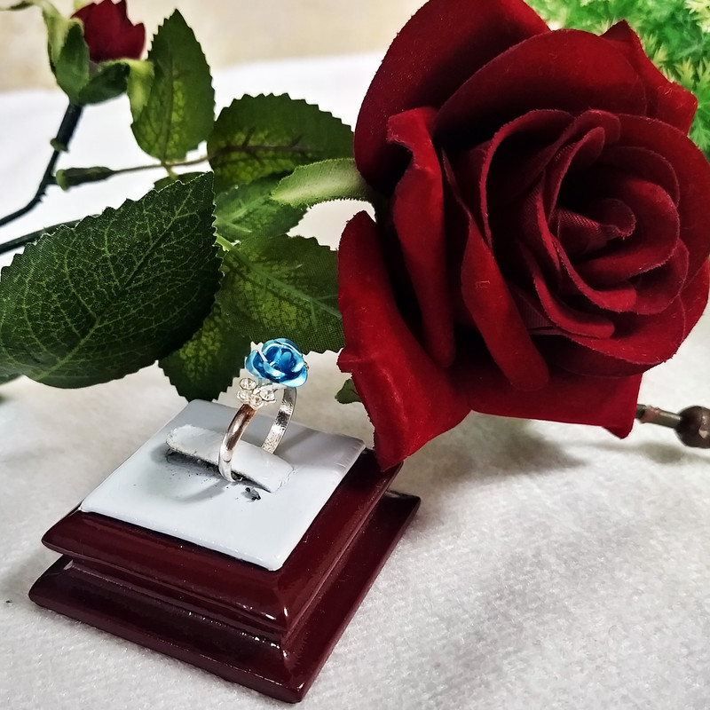 انگشتر دخترانه سلین کالا طرح گل رز مدل ce-ando17 انگشتر دخترانه سلین کالا طرح گل رز مدل ce-ando17